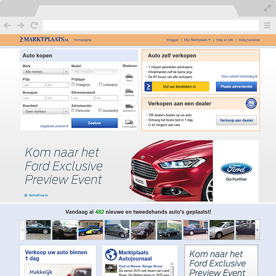 Automotive de advertentie-oplossing voor autobedrijven. Marktplaats Zakelijk